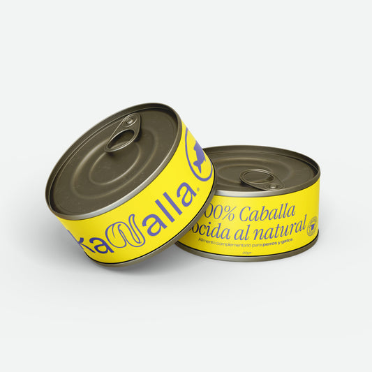 Kanalla 100% caballa cocida al natural - 80 gr.