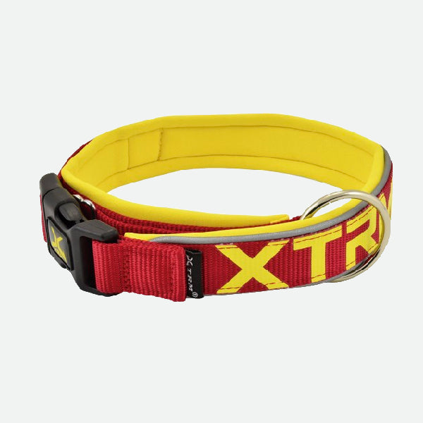 X-TRM Cronos Neon Flash Necklace - Red and Yellow
