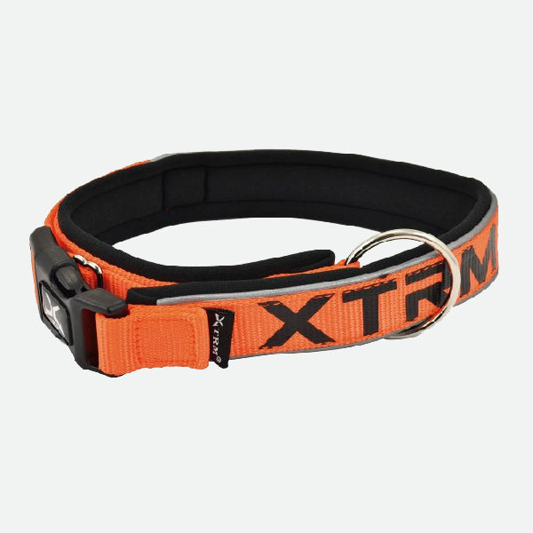 X-TRM Cronos Neon Flash Necklace - Orange and Black