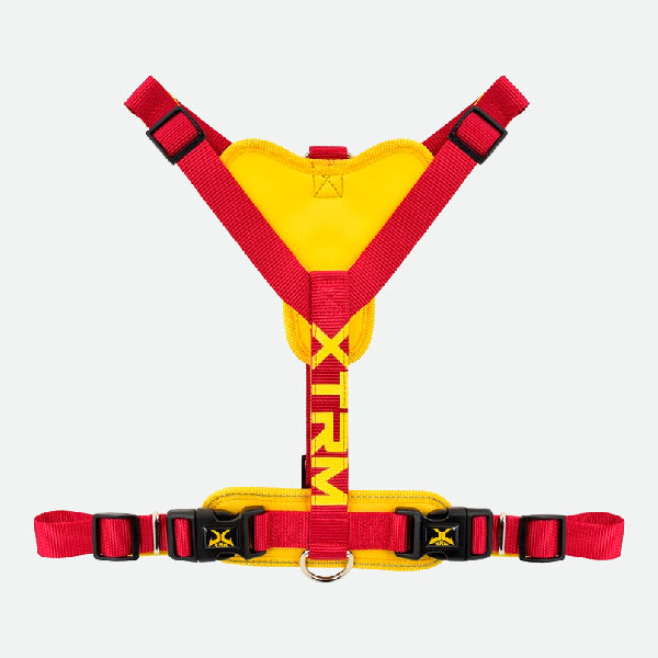 Arnés X-TRM Cronos Neon Flash - Rojo y amarillo