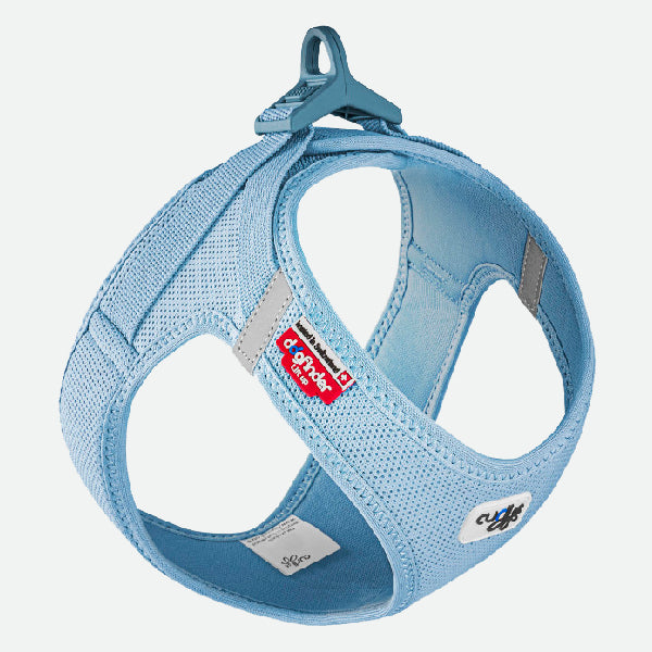 Curli Air Mesh Clasp Harness - Light Blue