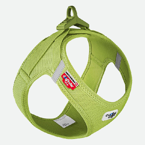 Curli Air Mesh Clasp Harness - Lime Green