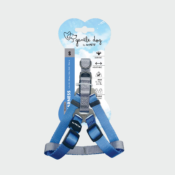 M-PETS GENTLE DOG Arnés triangular acolchado  - Azul