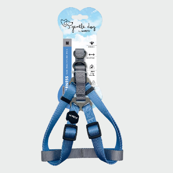 M-PETS GENTLE DOG Arnés triangular acolchado  - Azul