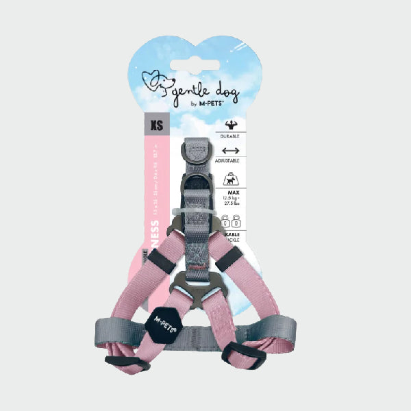 M-PETS GENTLE DOG Arnés triangular acolchado  - Rosa
