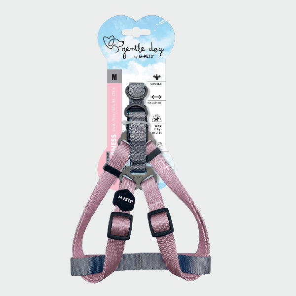 M-PETS GENTLE DOG Arnés triangular acolchado  - Rosa