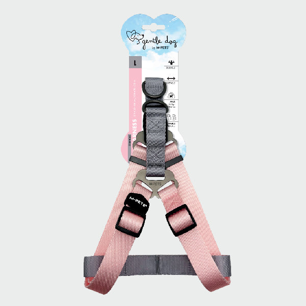 M-PETS GENTLE DOG Arnés triangular acolchado  - Rosa