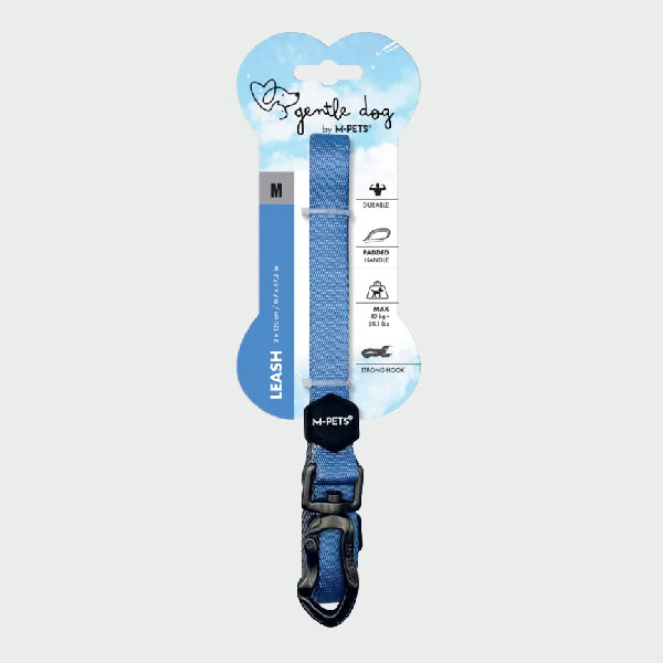M-PETS GENTLE DOG Correa acolchada 120 cm - Azul