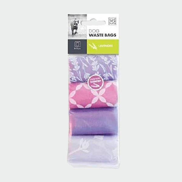 M-PETS Bolsas higiénicas olor lavanda - 4x15 bolsas