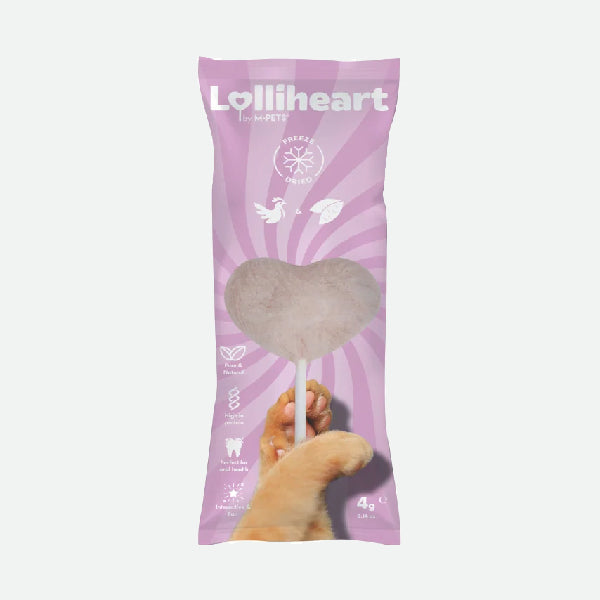 M-PETS Lolliheart de pollo y patata morada 4 g