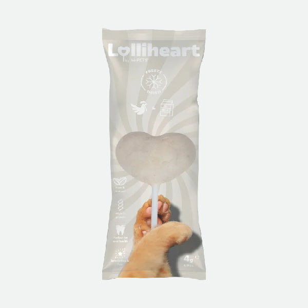 M-PETS Lolliheart de pollo y leche 4 g