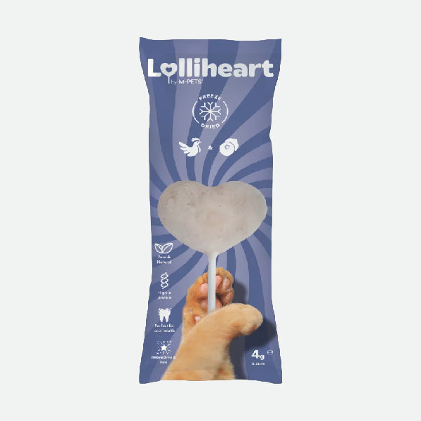 M-PETS Lolliheart de pollo y arándanos 4 g