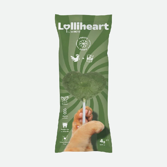 M-PETS Lolliheart de pollo y catnip 4 g