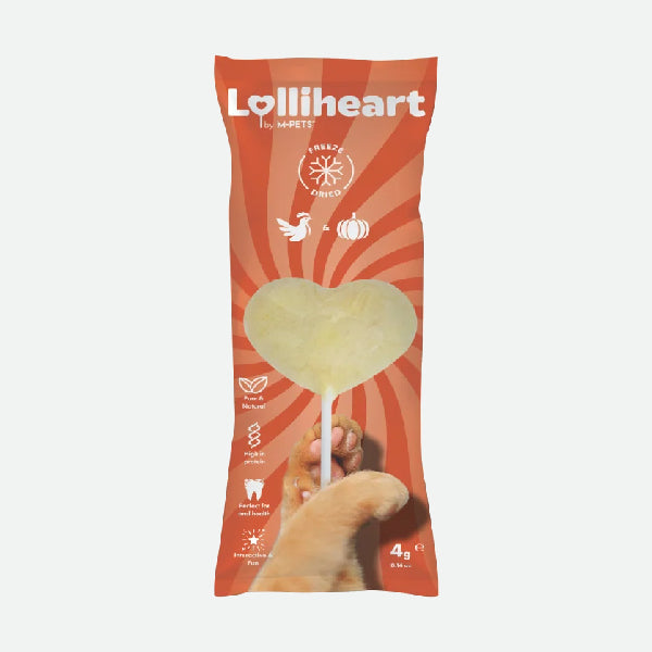 M-PETS Lolliheart de pollo y calabaza 4 g