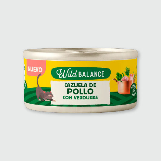 Wild Balance Cazuela de pollo con verduras - 80 gr.
