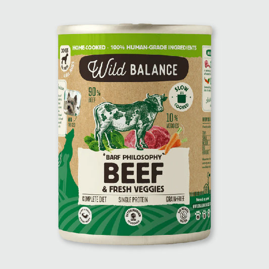 Wild Balance Ternera con verduras frescas - 400 gr.