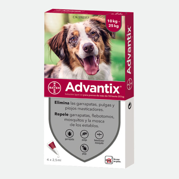 Advantix - Pipetas antiparásitos triple protección